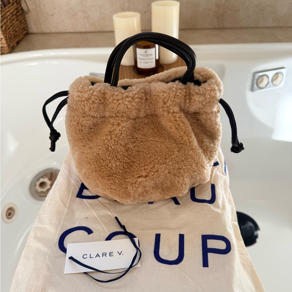 Clare V Emma with top handle SOLD OUT NWT cafe au lait